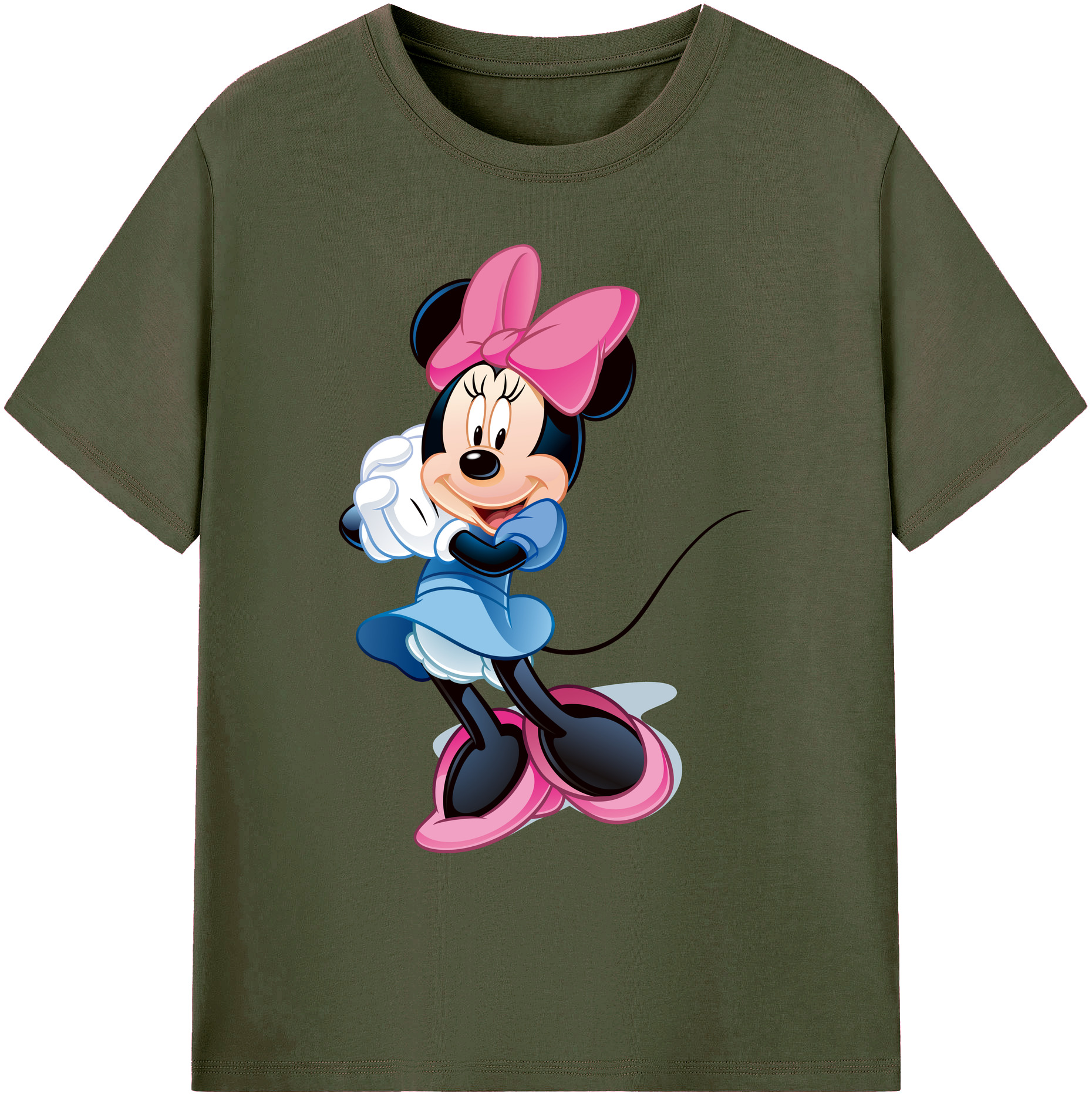 ミッキーマウス Mickey Mouse 綿100％ メンズ半袖Tシャツ｜肌触りやわらか＆通気性